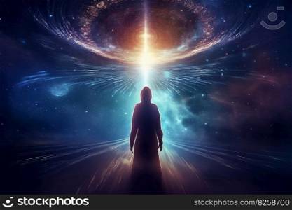 Spiritual awakening astral universe. Spirit soul. Generate Ai. Spiritual awakening astral universe. Generate Ai