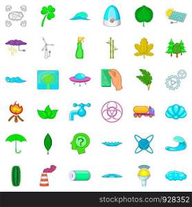 Splash icons set. Cartoon style of 36 splash vector icons for web isolated on white background. Splash icons set, cartoon style