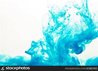 splash turquoise paint