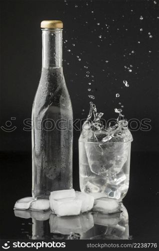 splash water glass