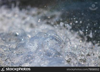 splash water, Rain drops rippling background from boat