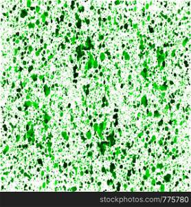 Splashes of green paint on a light background. The ideal solution for fabric, upholstery, Wallpaper, screen saver, for design and decoration.