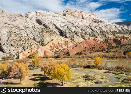 Split Mountain and Green River in Dinosaur National Monument, Utah