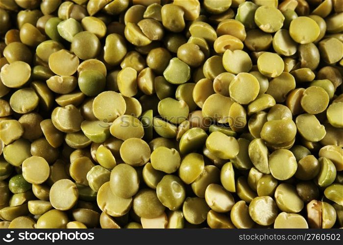 Split peas to be used as a background