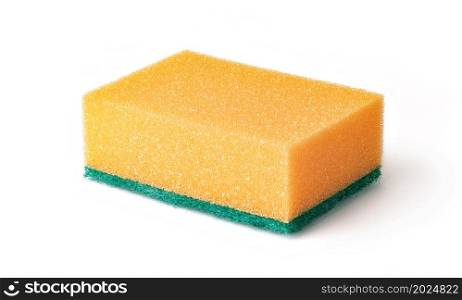 sponge for washing isolated on white background. sponge for washing
