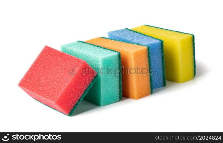 sponge for washing isolated on white background. sponge for washing