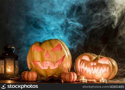 spooky carved pumpkins halloween