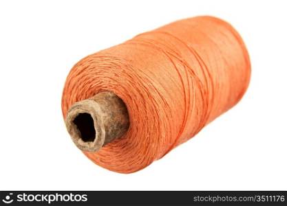 spool of thread isolated on a white background