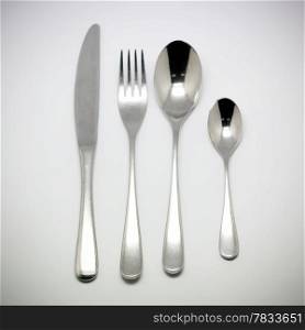 spoon fork and knife