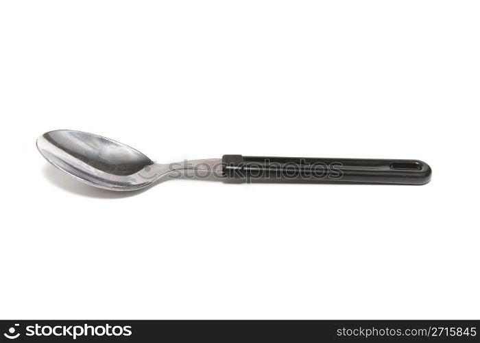 Spoon on a white background