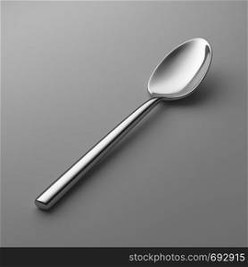 Spoon on black background. Spoon