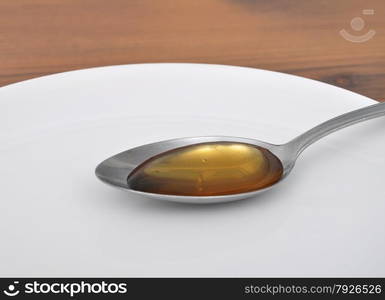 Spoon with honey