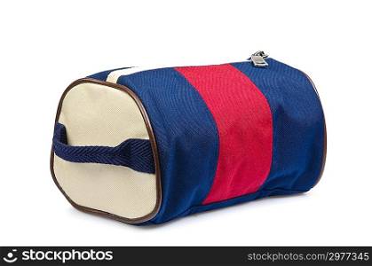 Sport bag isolated on the white background