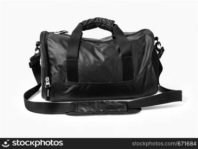Sport bag isolated on the white background with clipping path