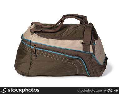 sport bag on white background. sport bag