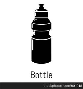 Sport bottle icon. Simple illustration of sport bottle vector icon for web. Sport bottle icon, simple black style