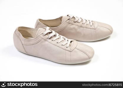 Sport casual shoe on white background