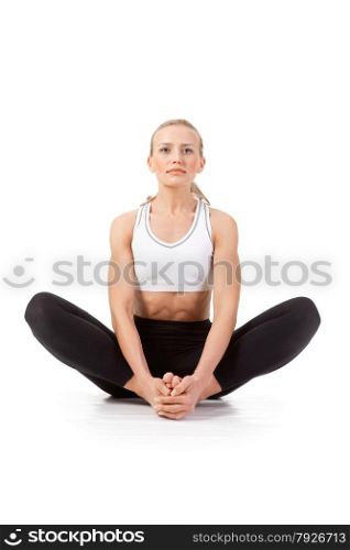 Sport Series: yoga. Butterfly Pose