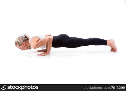 Sport Series: yoga . Plank Position