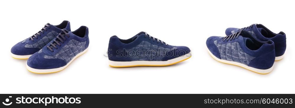 Sport shoes isolated on the white
