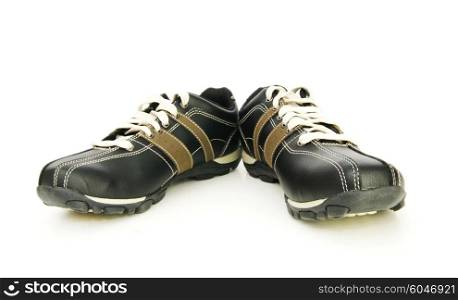Sport shoes isolated on the white