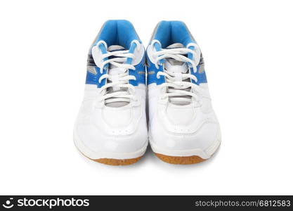 sport shoes isolated on white background with path