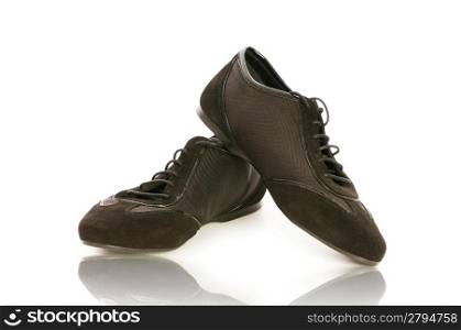 Sport shoes on white background