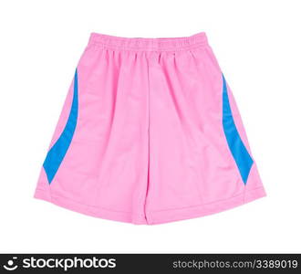 Sport shorts on a white background