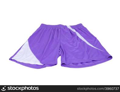Sport shorts on a white background