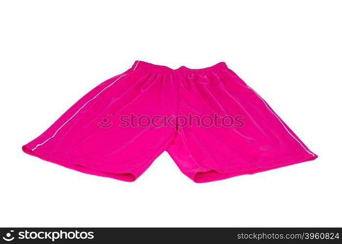 Sport shorts on a white background