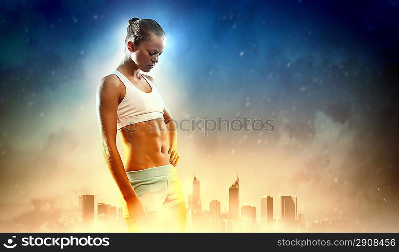 Sport young woman