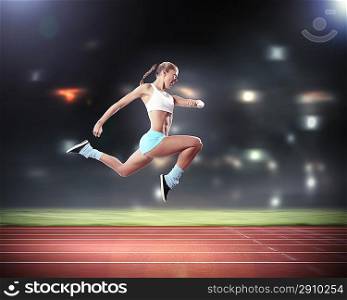 Sport young woman