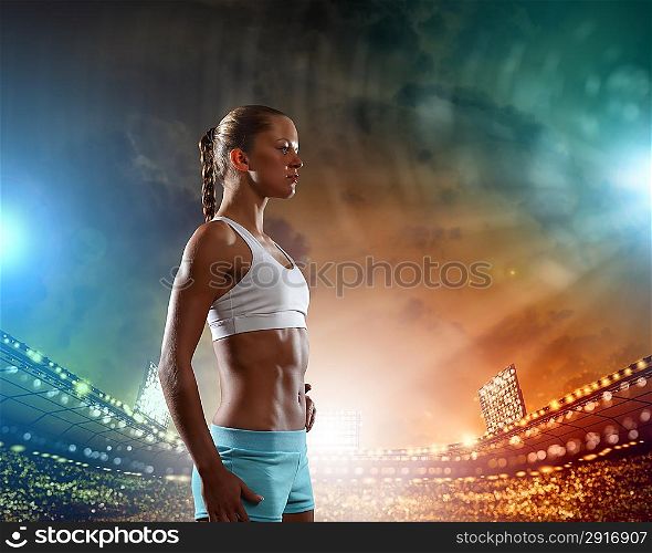 Sport young woman