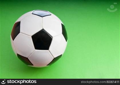 Sporting concept with football