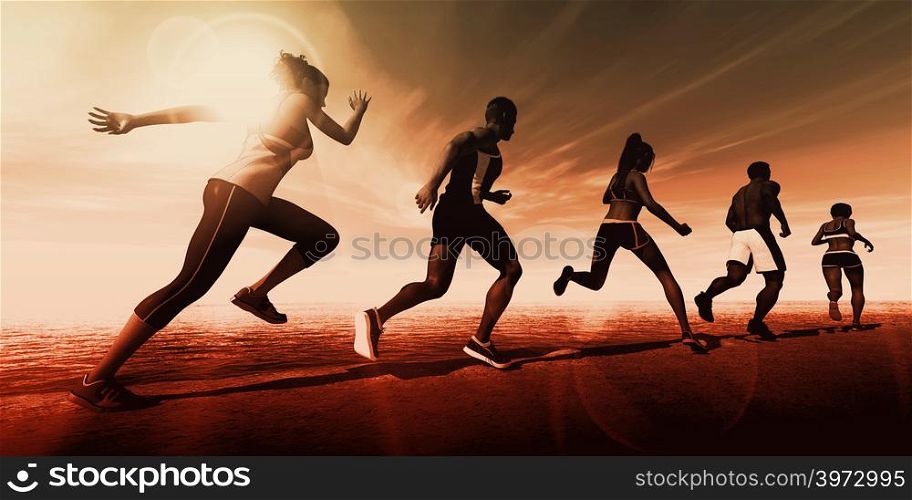 Sports Abstract Background and Education as a Concept. Sports Abstract Background