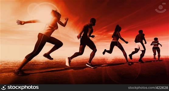 Sports Abstract Background and Education as a Concept. Sports Abstract Background