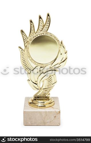sports awards isolated on a white background