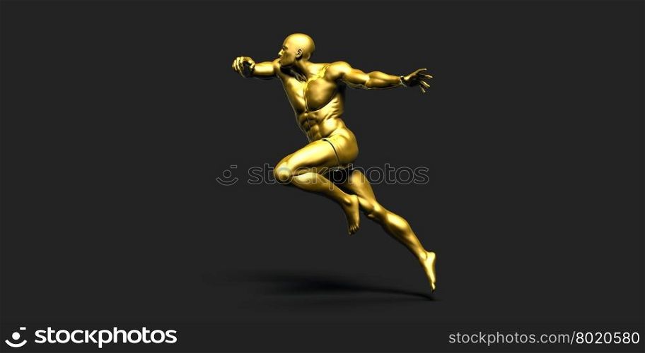 Sports Fitness Concept as a Abstract Background