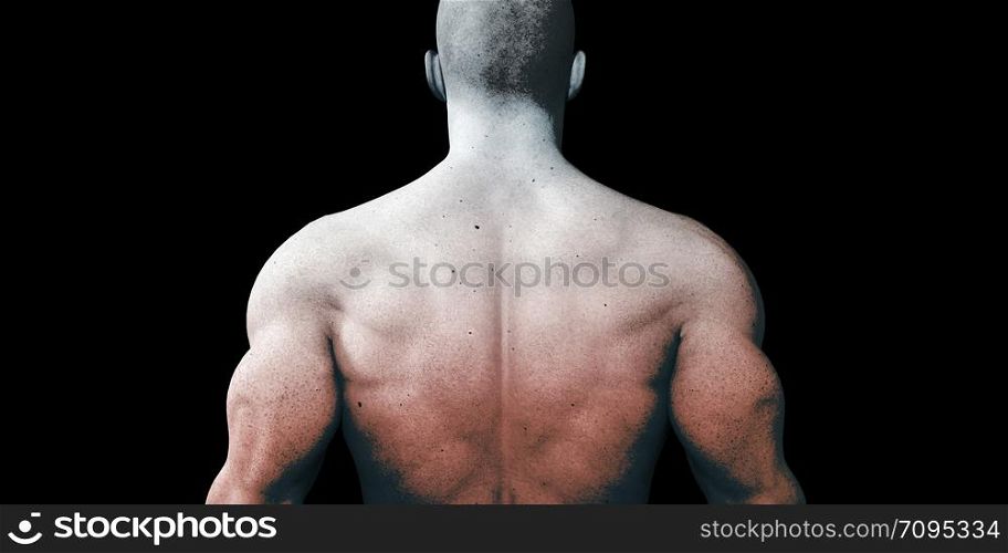 Sports Fitness Concept as a Abstract Background. Sports Fitness