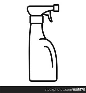 Spray bottle icon. Outline spray bottle vector icon for web design isolated on white background. Spray bottle icon, outline style
