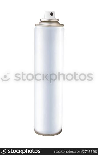 Spray can isolated on a white background