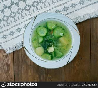 Spreewalder Gurken Suppe - German cucumber soup