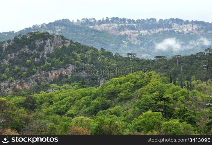 Spring Crimea Mountain landscape (Ukraine).