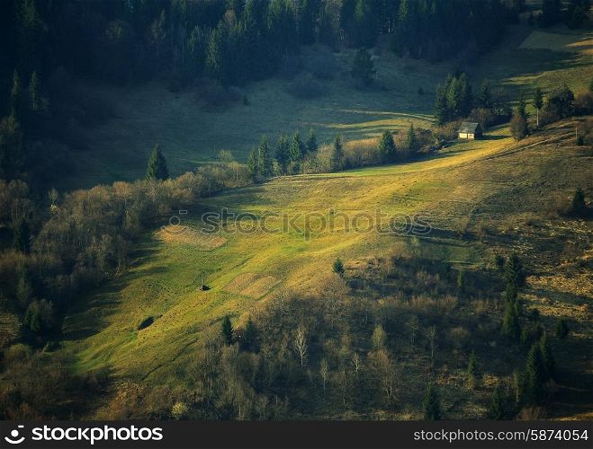 Spring hillsides