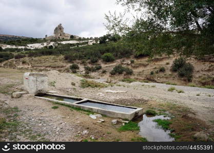 Spring near road near Doger, Turkey