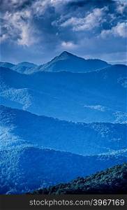 springtime in the blue ridge mountains