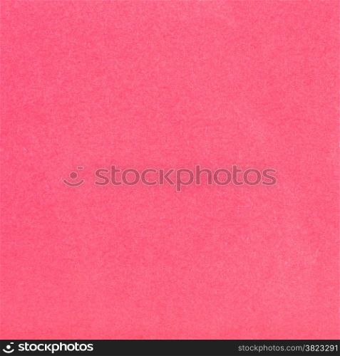 square background from sheet of color red fiber paper close up