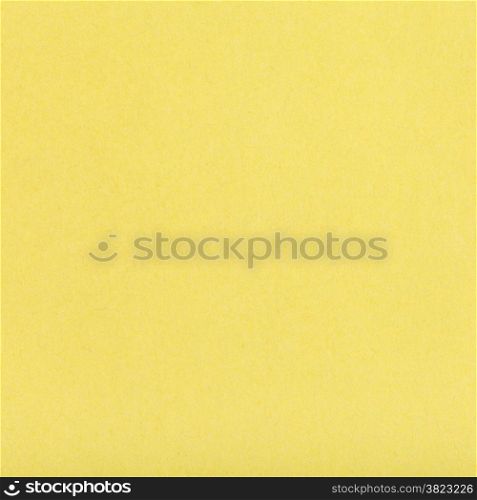 square background from sheet of color yellow fiber paper close up
