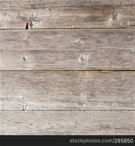 square background of old grungy light brown wooden planks