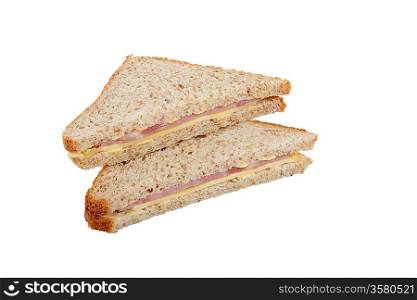 Square ham sandwich